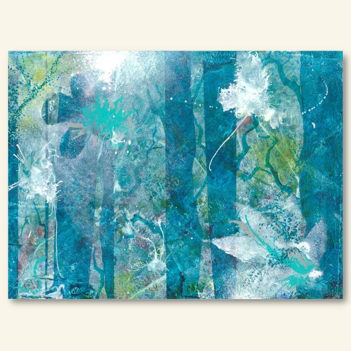 MAGIC IN THE WOODS No.2 - Original Abstract Nature Painting