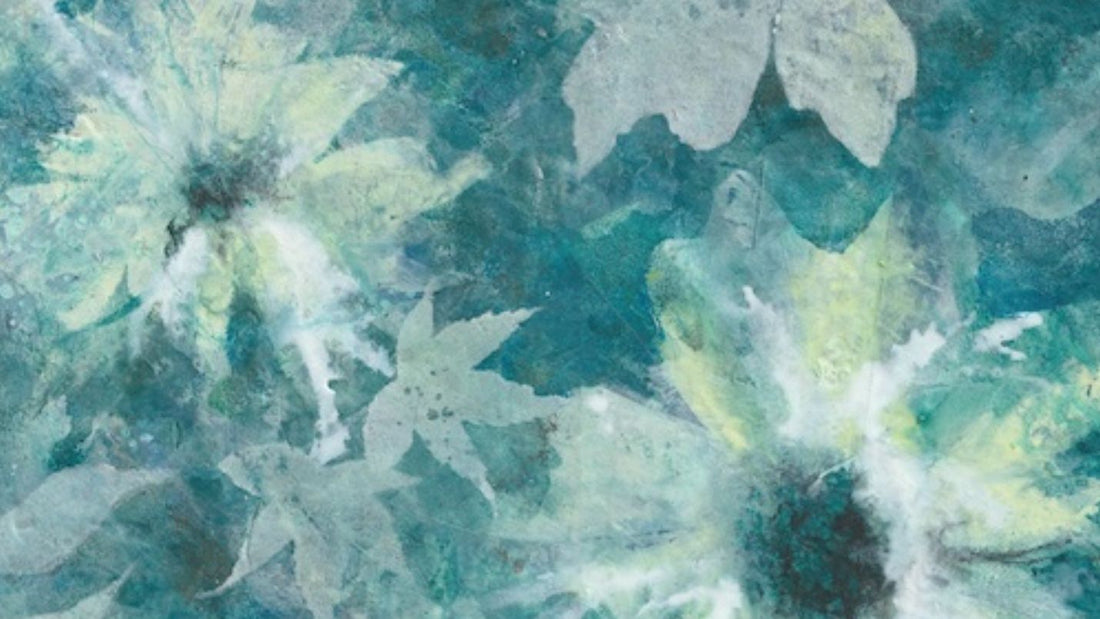 Detail of SYMPHONY painting as feature image of Why I Paint Nature-Inspired Abstract Art