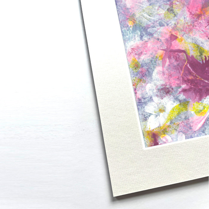 A DAY FOR ICE CREAM No.1 - Original Abstract Floral Painting