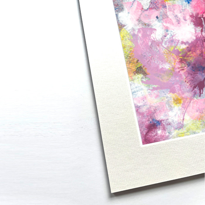 A DAY FOR ICE CREAM No.2 - Original Abstract Floral Painting