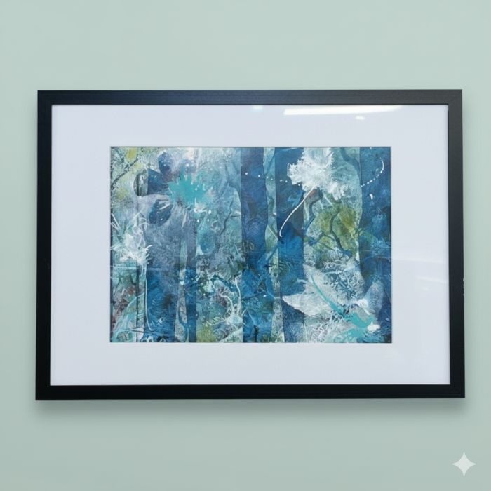 MAGIC IN THE WOODS No.2 - Original Abstract Nature Painting